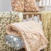 Graham & Green Floral Block Printed Quilts