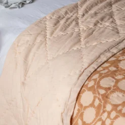 Graham & Green Floral Block Printed Quilts
