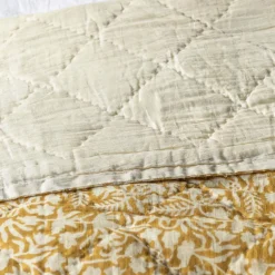 Graham & Green Floral Block Printed Quilts