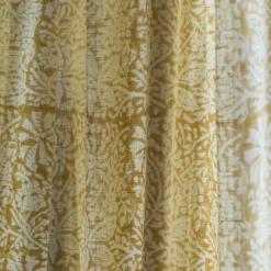 Graham & Green Floral Block Printed Single Curtains