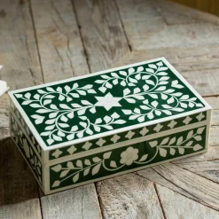 Graham & Green Floral Inlay Boxes