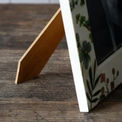 Graham & Green Flower Print Bone Photo Frames