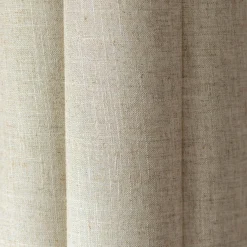 Graham & Green Fluted Natural Linen Wall Lamp