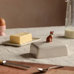 Graham & Green Fox Butter Dish