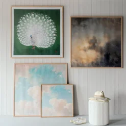 Graham & Green Framed Light Clouds Print Large