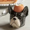 Graham & Green French Bulldog Egg Cup