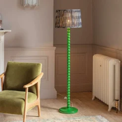 Graham & Green Freya Green Floor Lamp