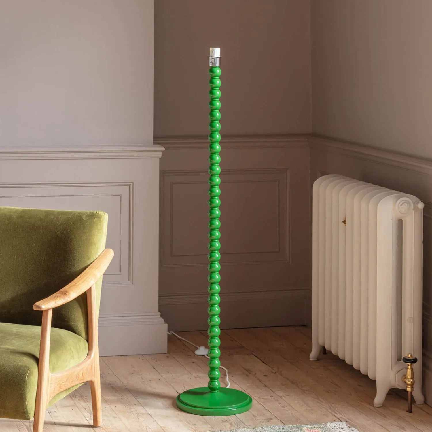 Graham & Green Freya Green Floor Lamp