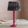 Graham & Green Freya Red Table Lamp