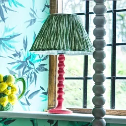 Graham & Green Freya Red Table Lamp