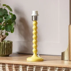 Graham & Green Freya Yellow Table Lamp