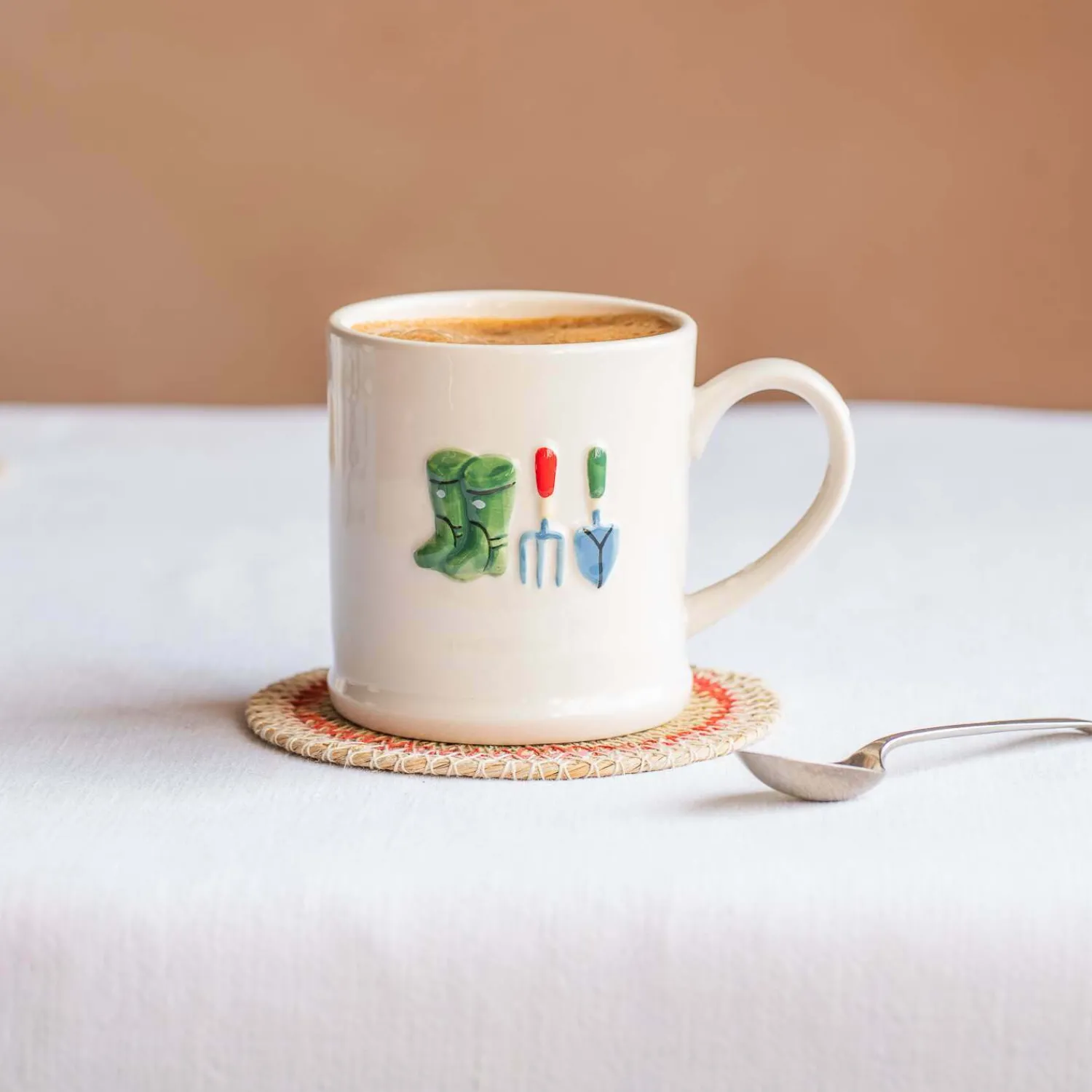 Graham & Green Gardening Motif Mug