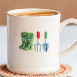 Graham & Green Gardening Motif Mug