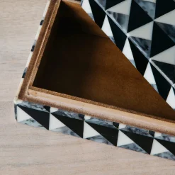 Graham & Green Geometric Pyramid Box