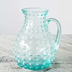 Graham & Green Glass Bubble Pitcher