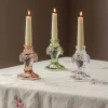 Graham & Green Glass Fish Candle Holders