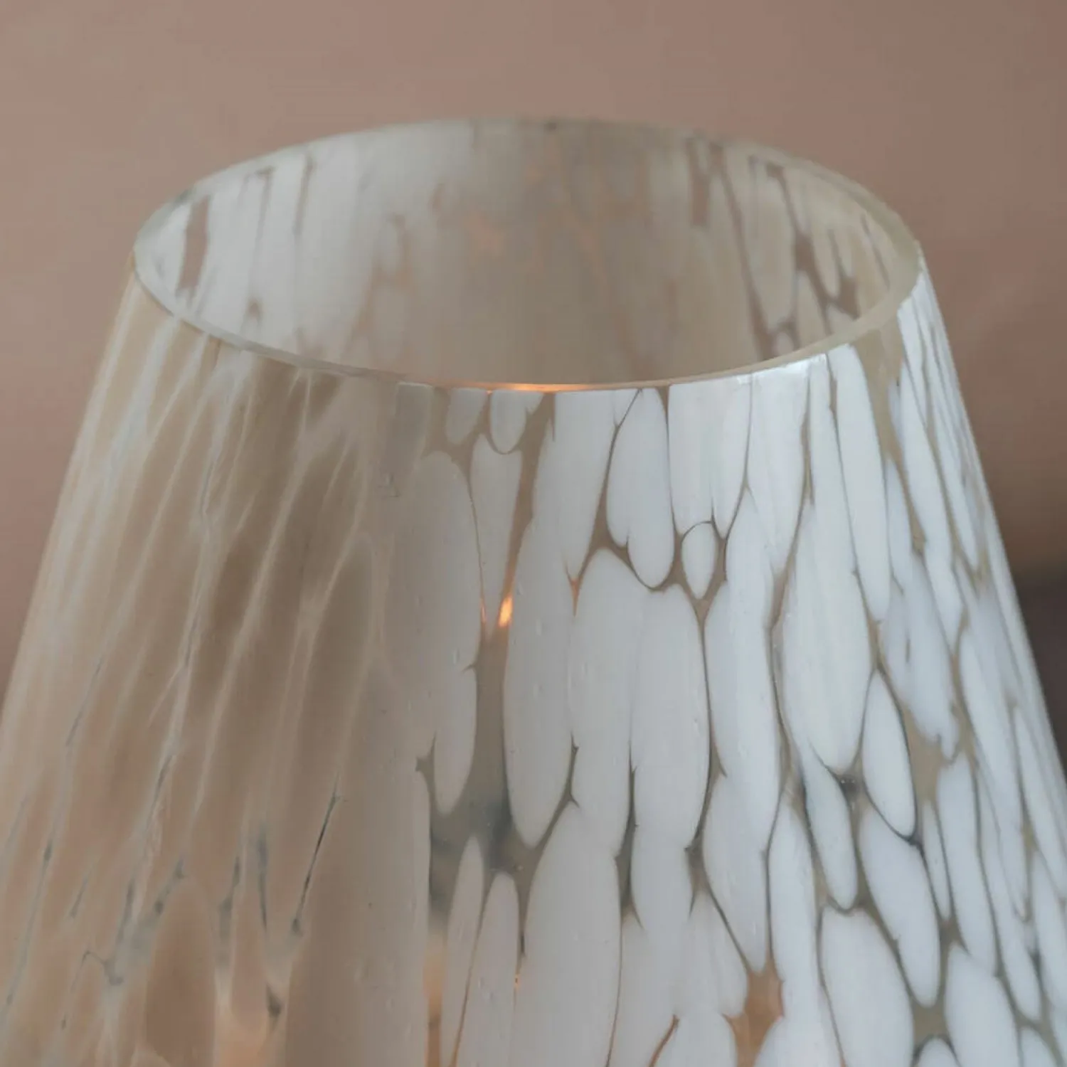 Graham & Green Glass Mushroom Tealight Holders