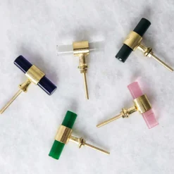Graham & Green Glass Rod Drawer Knobs