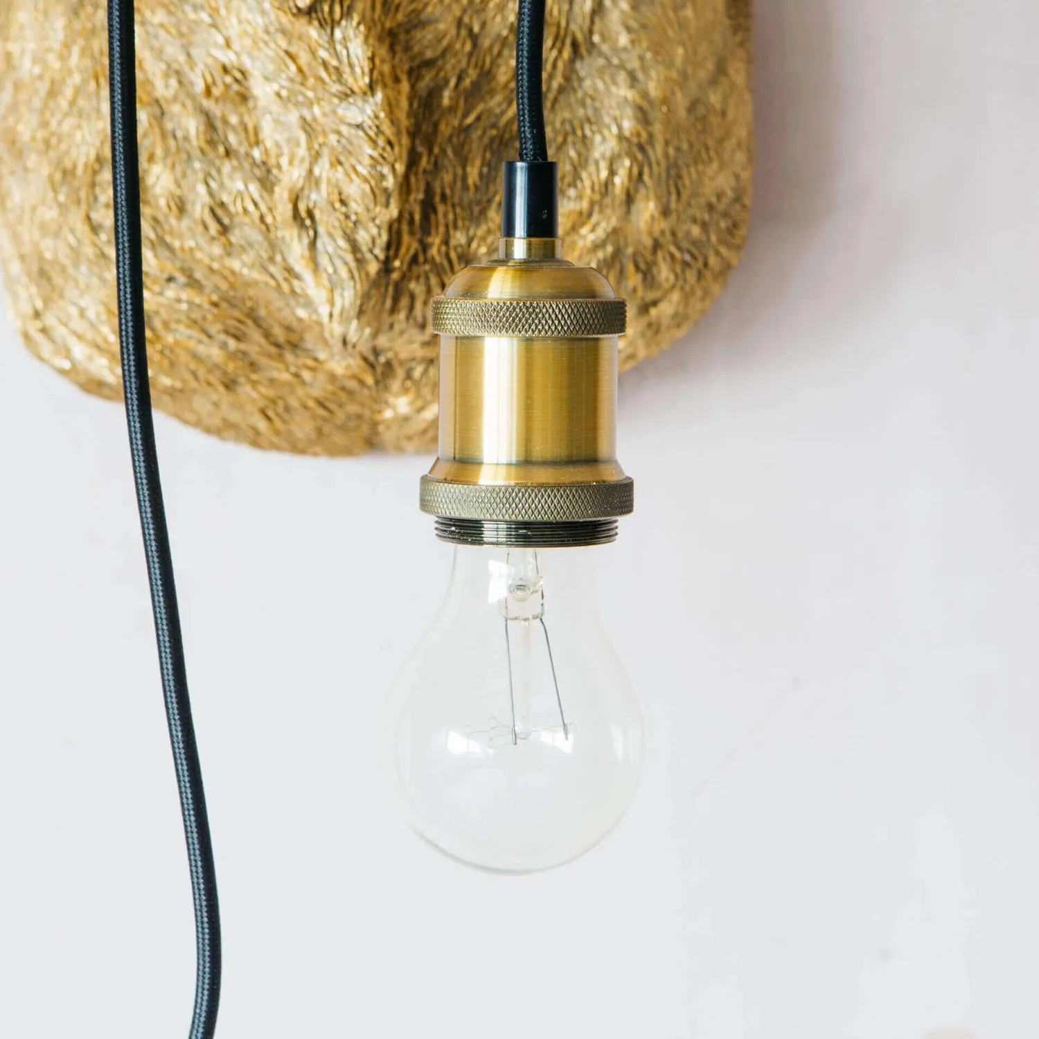 Graham & Green Gold Antelope Wall Light
