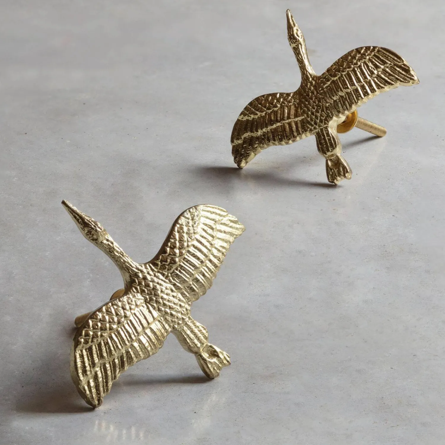 Graham & Green Gold Crane Knob