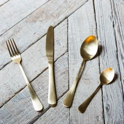 Graham & Green Gold Cutlery Set of Four