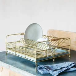 Graham & Green Gold Dish Rack