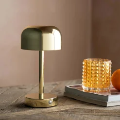 Graham & Green Gold LED Card Room Table Lamp