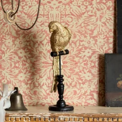 Graham & Green Gold Parrot on a Perch