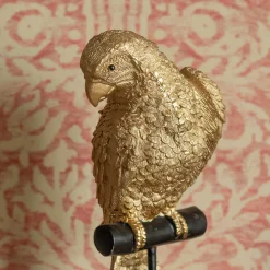 Graham & Green Gold Parrot on a Perch