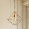 Graham & Green Gold Plated Diamond Pendant