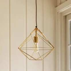 Graham & Green Gold Plated Diamond Pendant
