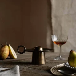 Graham & Green Gold Rest Candle Holder