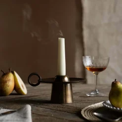 Graham & Green Gold Rest Candle Holder