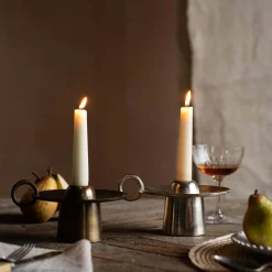 Graham & Green Gold Rest Candle Holder