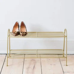 Graham & Green Gold Shoe Rack