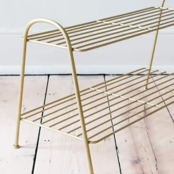 Graham & Green Gold Shoe Rack