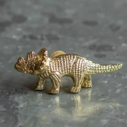 Graham & Green Gold Triceratops Knob