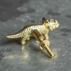 Graham & Green Gold Triceratops Knob
