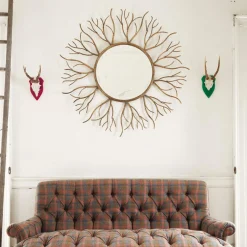 Graham & Green Gold Twig Mirror