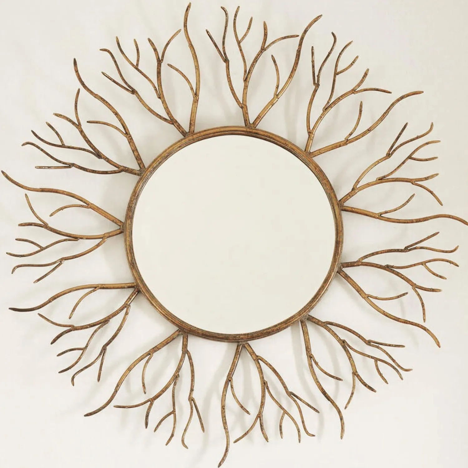 Graham & Green Gold Twig Mirror