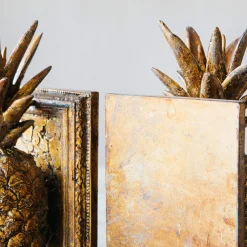Graham & Green Golden Pineapple Bookends