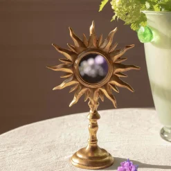 Graham & Green Golden Sun Table Mirror
