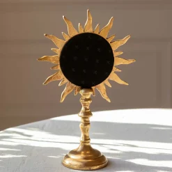 Graham & Green Golden Sun Table Mirror