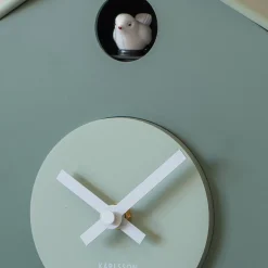 Graham & Green Grato Green Cuckoo Wall Clock