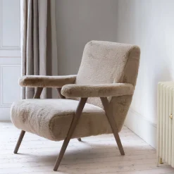 Graham & Green Grayson Faux Sheepskin Chair