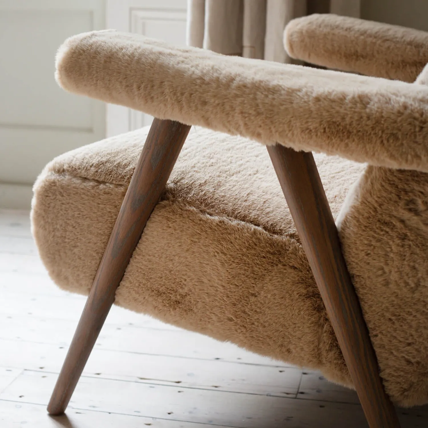 Graham & Green Grayson Faux Sheepskin Chair