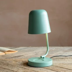 Graham & Green Green Angled Table Lamp