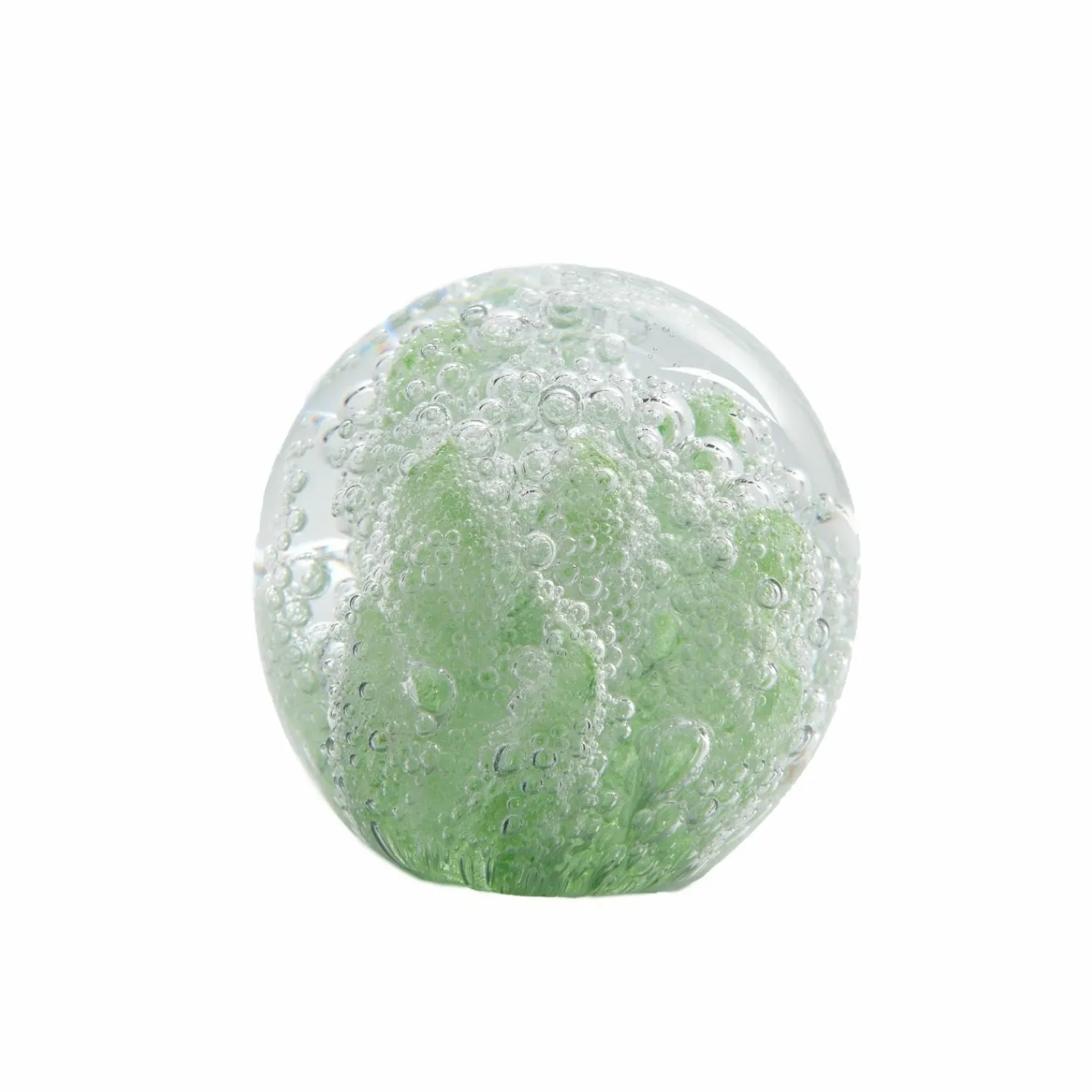 Graham & Green Green Coral Glass Ornament
