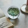 Graham & Green Green Flower Glass Ornament