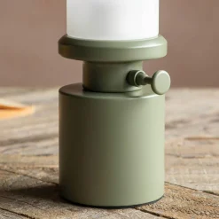 Graham & Green Green LED Oil Lamp